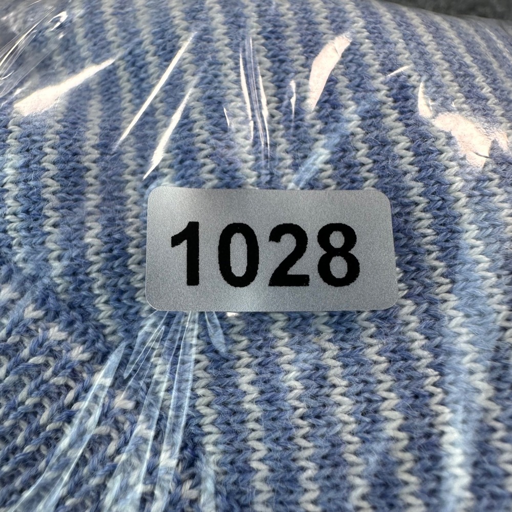 Peter Millar Crown Men's L Blue Canton Stripe 1/4 Zip Pullover Merino Wool Blend - Picture 14 of 14